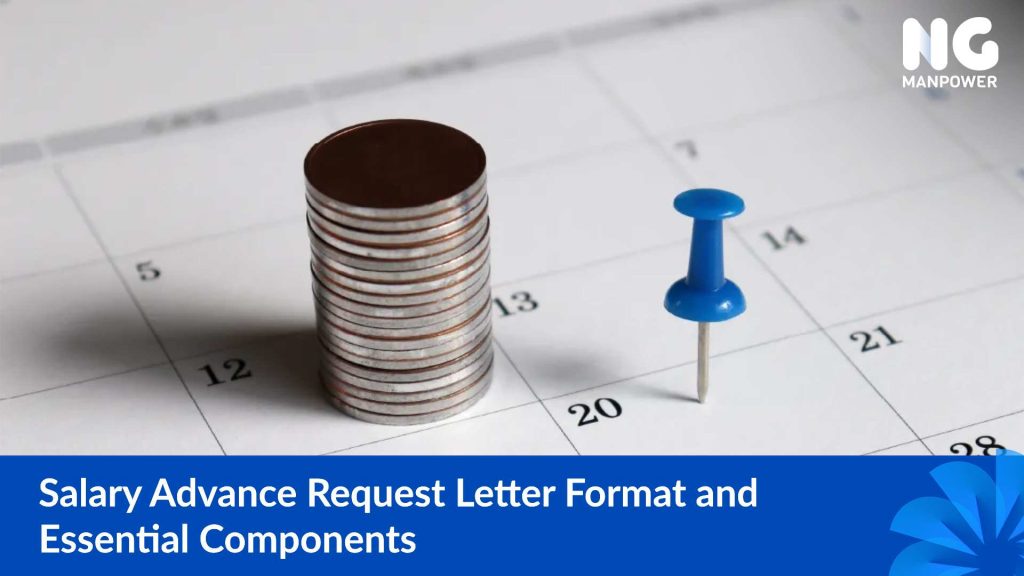Salary advance request letter format and essential components